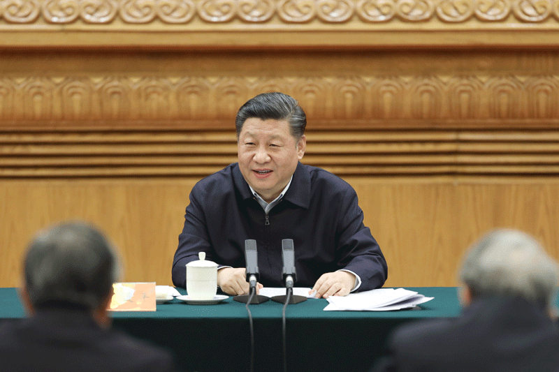 2019年3月18日，習(xí)近平總書記在北京主持召開學(xué)校思想政治理論課教師座談會(huì)并發(fā)表重要講話。